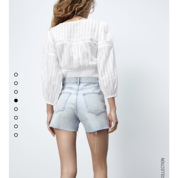 Zara Linen Blouse - Picture 6 of 9